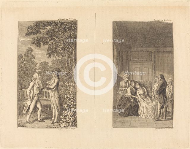 Clarissa, 1796. Creator: Daniel Nikolaus Chodowiecki.