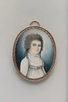 Clarissa Storrs, ca. 1795. Creator: William Verstille
