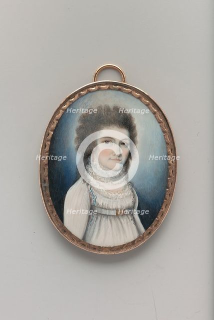 Clarissa Storrs, ca. 1795. Creator: William Verstille.