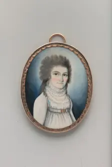 Clarissa Storrs, ca. 1795. Creator: William Verstille