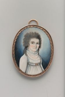 Clarissa Storrs, ca. 1795. Creator: William Verstille