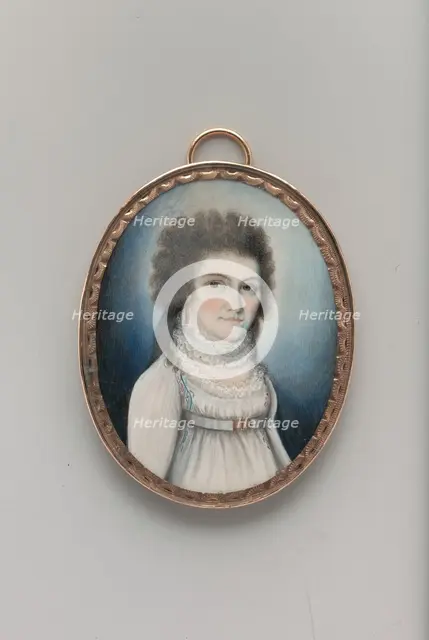 Clarissa Storrs, ca. 1795. Creator: William Verstille.