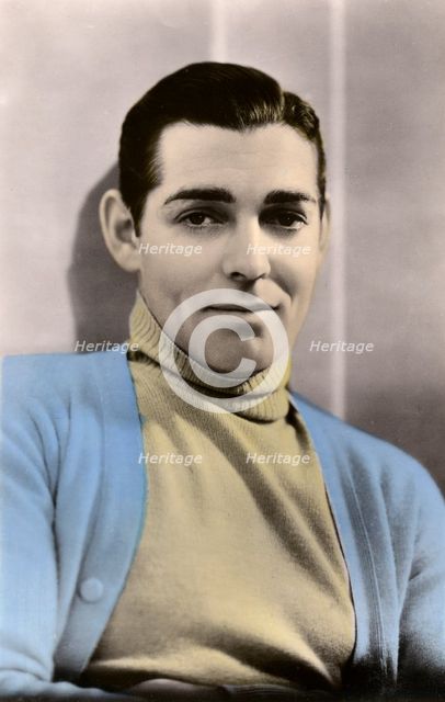 Clark Gable (1901-1960), American actor, 20th century. Artist: Unknown