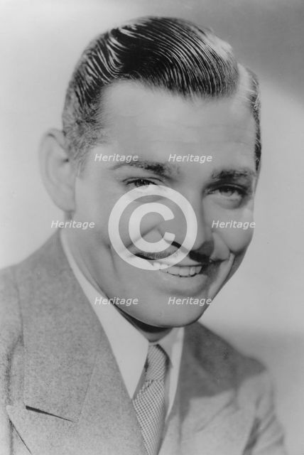 Clark Gable (1901-1960), American actor, c1930s. Artist: Unknown