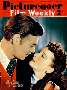 Clark Gable (1901-1960) and Vivien Leigh (1913-1967), actors, 1940