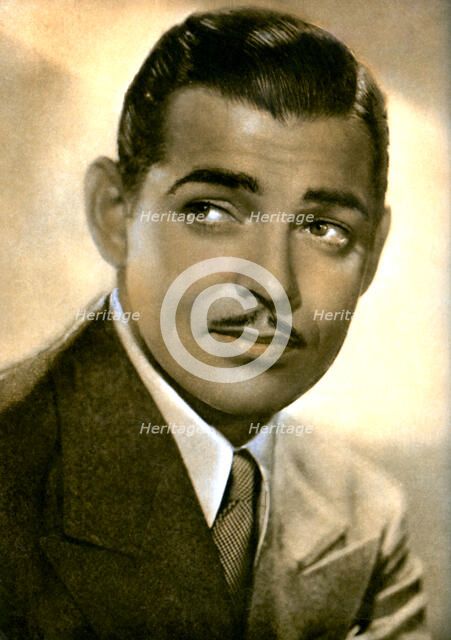 Clark Gable, American actor, 1934-1935. Artist: Unknown