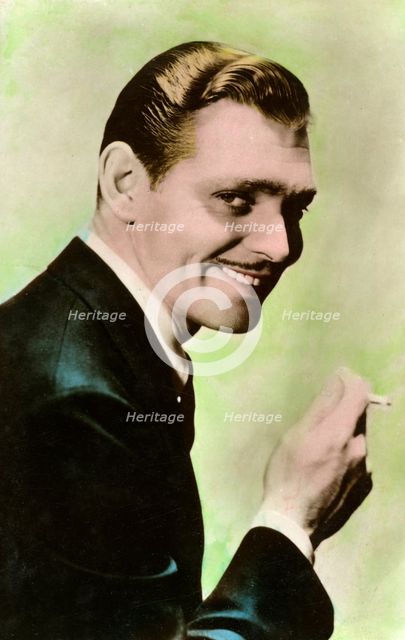 Clark Gable, American actor, 20th century. Artist: Unknown