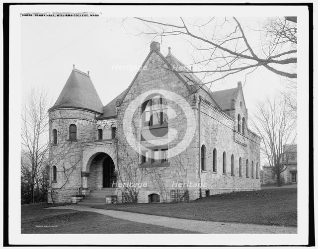 Clark Hall, Williams College, Mass., between 1900 and 1906. Creator: Unknown.
