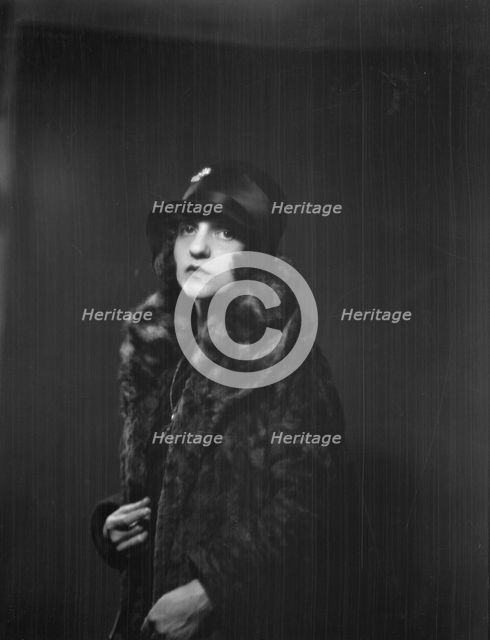 Clark, Miss, portrait photograph, 1928 Creator: Arnold Genthe.