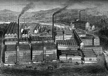 Clark's Anchor Thread Works, Paisley, Scotland, c1880