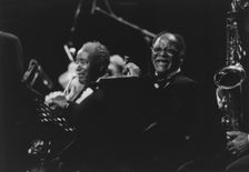 Clark Terry and Harry "Sweets" Edison, Lionel Hampton and his Gold..., North Sea Jazz Festival, 1994 Creator: Brian Foskett