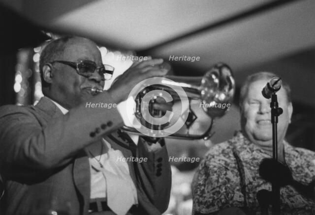 Clark Terry and Jack Sheldon, The March of Jazz, Clearwater Beach, Florida, 2000. Creator: Brian Foskett.