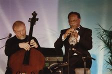 Clark Terry and Red Mitchell, Jazz Inn Party, Nordwijk, Netherlands, 1989. Creator: Brian Foskett