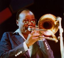 Clark Terry, c1980. Creator: Brian Foskett