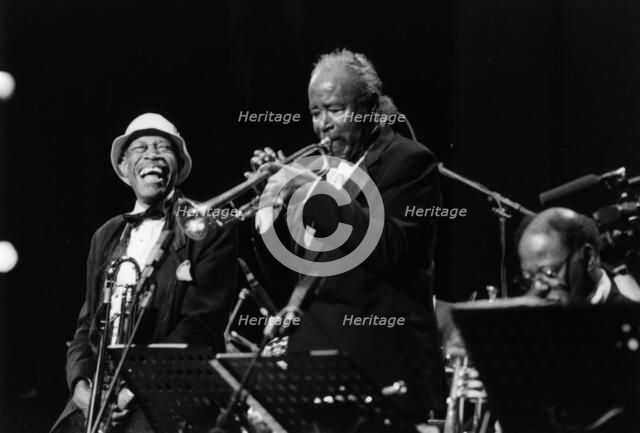 Clark Terry,  Harry "Sweets" Edison, Al Grey, North Sea Jazz Festival, The Hague, the Netherlands, 1 Creator: Brian Foskett.