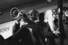 Clark Terry, Jay Leonhart, The March of Jazz, Clearwater Beach, Florida, 2000. Creator: Brian Foskett