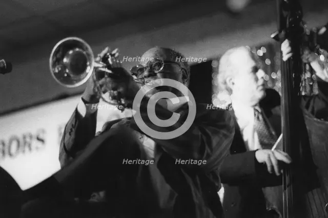 Clark Terry, Jay Leonhart, The March of Jazz, Clearwater Beach, Florida, 2000. Creator: Brian Foskett.