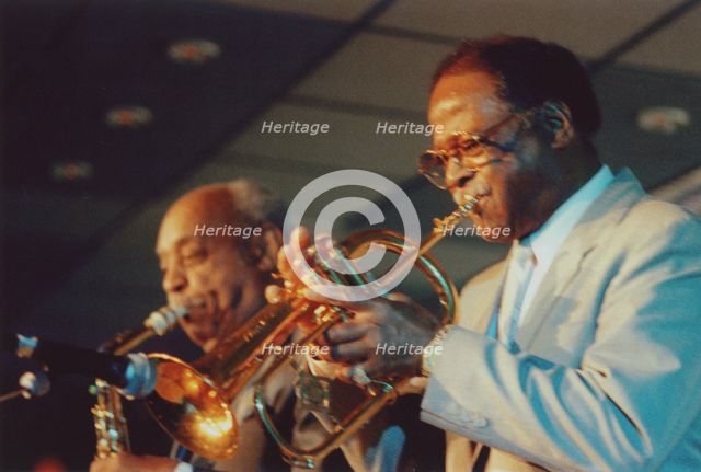 Clark Terry, Jazz Inn Party, Holland, 1989. Creator: Brian Foskett.