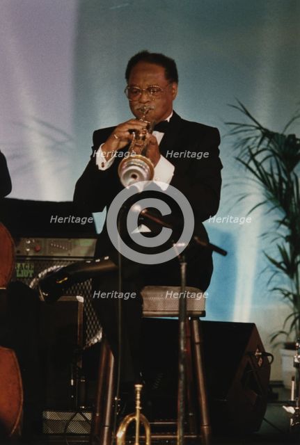 Clark Terry, Jazz Inn Party, Nordwijk, Netherlands, 1989. Creator: Brian Foskett.
