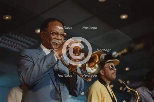 Clark Terry, Jazz Inn Party, Nordwijk, Netherlands, 1989. Creator: Brian Foskett.