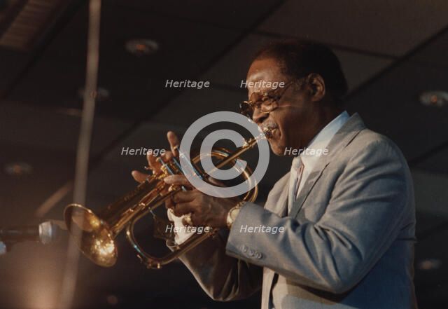 Clark Terry, Jazz Inn Party, Nordwijk, Netherlands, 1989. Creator: Brian Foskett.