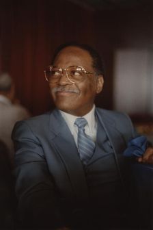 Clark Terry, Jazz Inn Party, Nordwijk, Netherlands, 1989. Creator: Brian Foskett