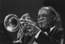 Clark Terry, Lionel Hampton and his Golden Men of Jazz, North Sea Jazz Festival, 1994. Creator: Brian Foskett