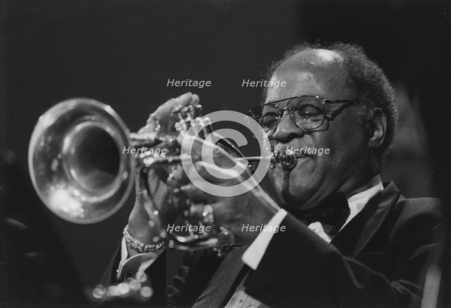Clark Terry, Lionel Hampton and his Golden Men of Jazz, North Sea Jazz Festival, 1994. Creator: Brian Foskett.
