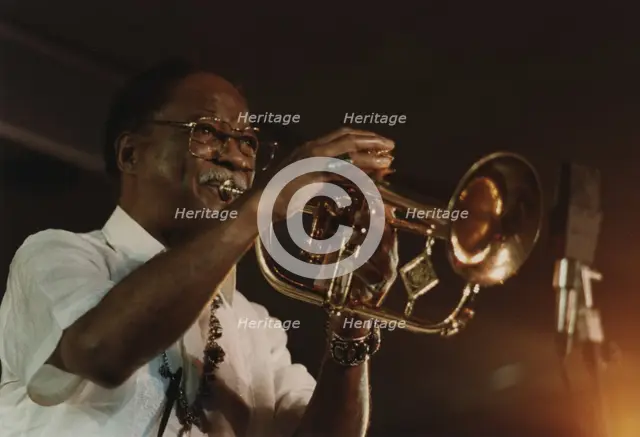 Clark Terry, North Sea Jazz Festival, Netherlands, 1991. Creator: Brian Foskett.