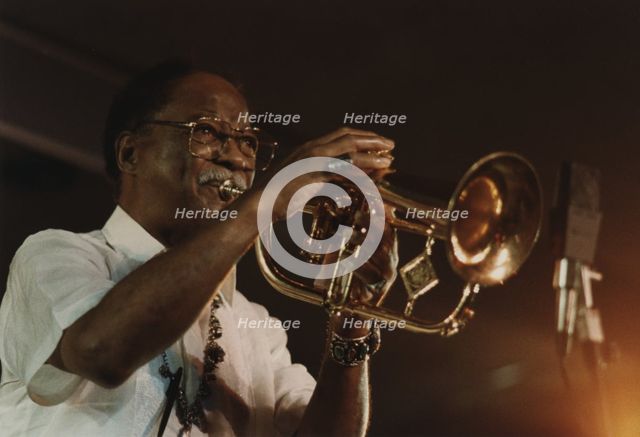 Clark Terry, North Sea Jazz Festival, Netherlands, 1991. Creator: Brian Foskett.