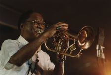 Clark Terry, North Sea Jazz Festival, Netherlands, 1991. Creator: Brian Foskett