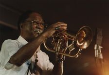 Clark Terry, North Sea Jazz Festival, Netherlands, 1991. Creator: Brian Foskett