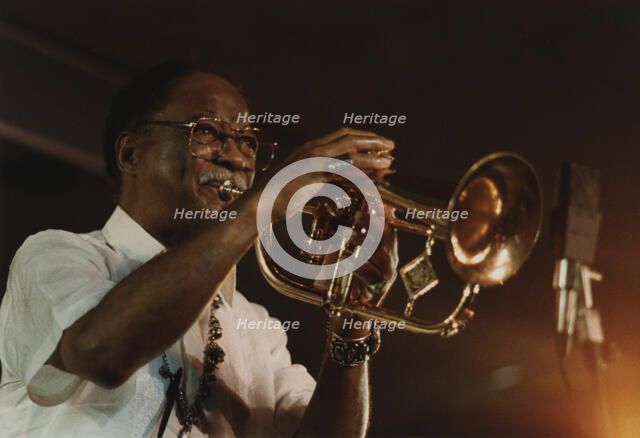 Clark Terry, North Sea Jazz Festival, Netherlands, 1991. Creator: Brian Foskett.
