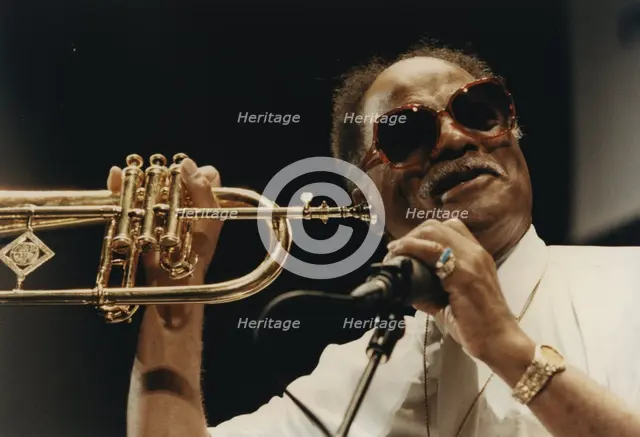 Clark Terry, North Sea Jazz Festival, Netherlands, 1992. Creator: Brian Foskett.