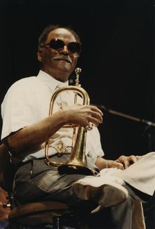 Clark Terry, North Sea Jazz Festival, Netherlands, 1992. Creator: Brian Foskett