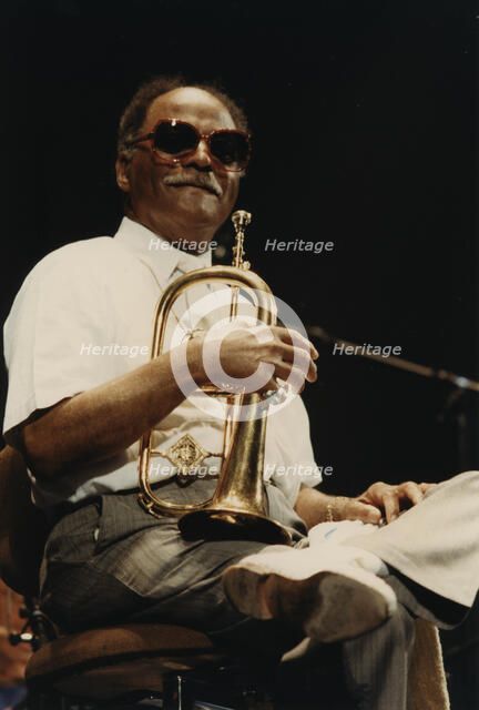 Clark Terry, North Sea Jazz Festival, Netherlands, 1992. Creator: Brian Foskett.