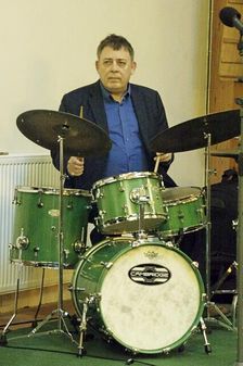 Clark Tracey, Simon Spillett Quartet, National Jazz Archive, Loughton, Essex, 15 Feb 2020. Creator: Brian O'Connor