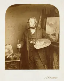 Clarkson Stanfield, RA, c1857. Creator: William Henry Lake Price