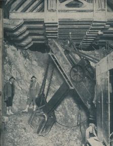 Clawing Out the Heart of a Mountain for a Colorado City Tunnel c1935