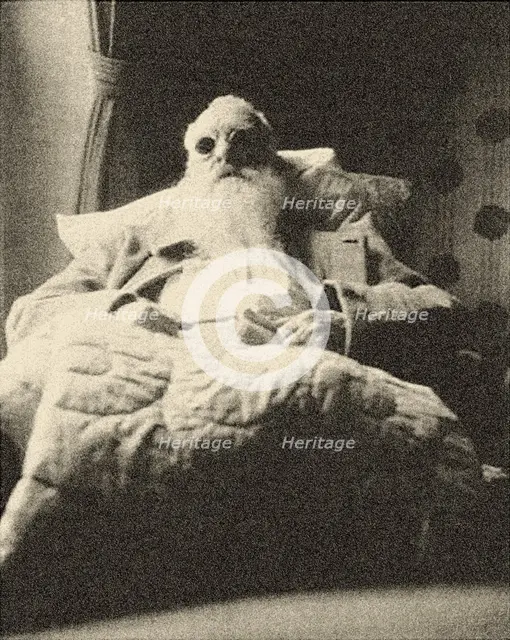 Claude Monet during his Cataract Operation at the Neuilly Clinic, 1923. Creator: Anonymous.