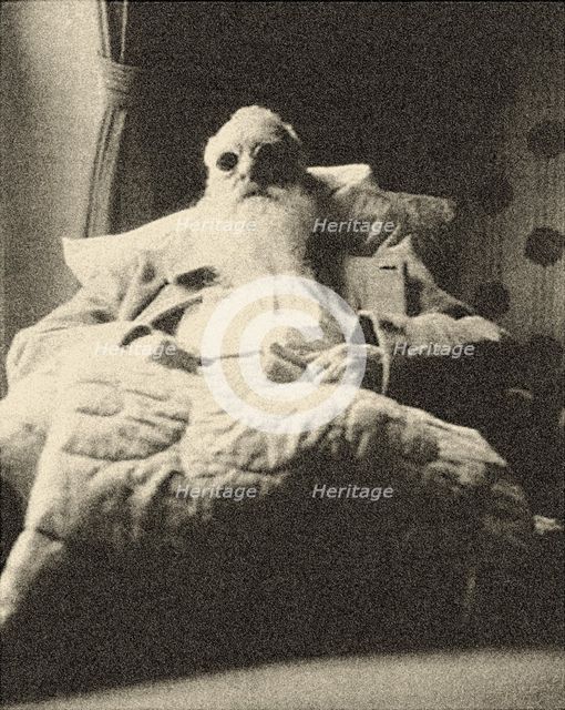 Claude Monet during his Cataract Operation at the Neuilly Clinic, 1923. Creator: Anonymous.