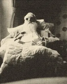 Claude Monet during his Cataract Operation at the Neuilly Clinic, 1923. Creator: Anonymous
