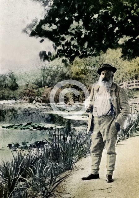 'Claude Monet, Giverny', 1905. Artist: Jacques-Ernest Bulloz.