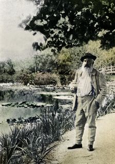 Claude Monet, Giverny 1905. Artist: Jacques-Ernest Bulloz