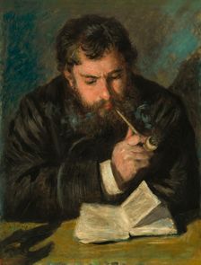 Claude Monet (Le Liseur), 1872. Creator: Renoir, Pierre Auguste (1841-1919)