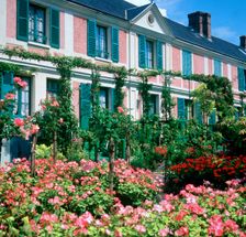 Claude Monet's house, Giverny, Normandy, France. Creator: Peter Thompson