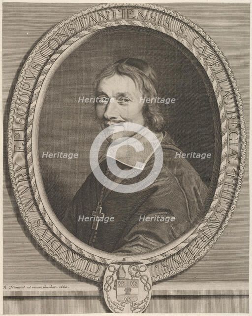 Claude Auvry, 1660. Creator: Robert Nanteuil.