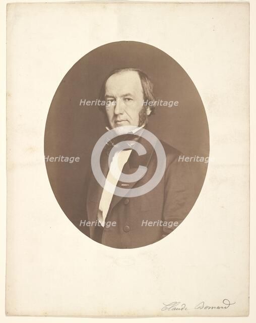 Claude Bernard, 1854-1871. Creator: Bertsch et Arnaud.