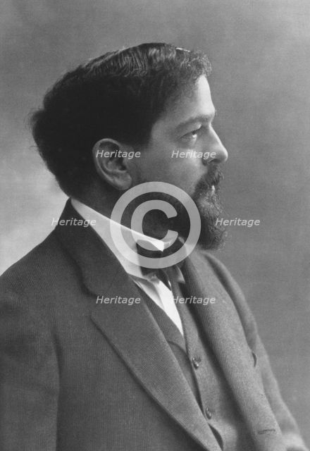 Claude Debussy (1862-1918), French composer. Creator: Nadar.