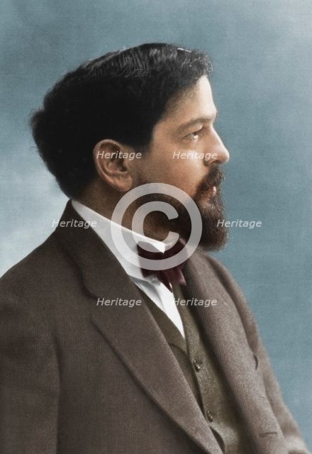 Claude Debussy (1862-1918), French composer. Creator: Nadar.